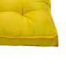 Almofada Futon 40x40 Amarelo Gorgurão Lisa Macia Assento Shelter - 4