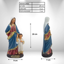 Ver imagem 7 de Imagem Maria Passa na Frente em Resina Premium 20 Cm