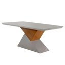 Ver imagem 4 de Mesa Aster 180 Tampo em MDF Canto Reto com 6 Cadeiras Liz Moderna