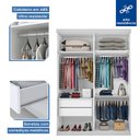Ver mais imagens de Guarda Roupa Solteiro 2 Portas de Correr 2 Gavetas Salvador Minastex