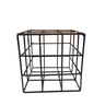 Adorno Cubo Decorativo em Ferro Preto 14cm - 1