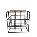 Ver imagem 1 de Adorno Cubo Decorativo em Ferro Preto 14cm