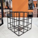 Ver imagem 3 de Adorno Cubo Decorativo em Ferro Preto 14cm