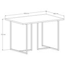 Ver imagem 3 de Mesa de Jantar Mali Resistente 120cm Estilo Industrial para Cozinha