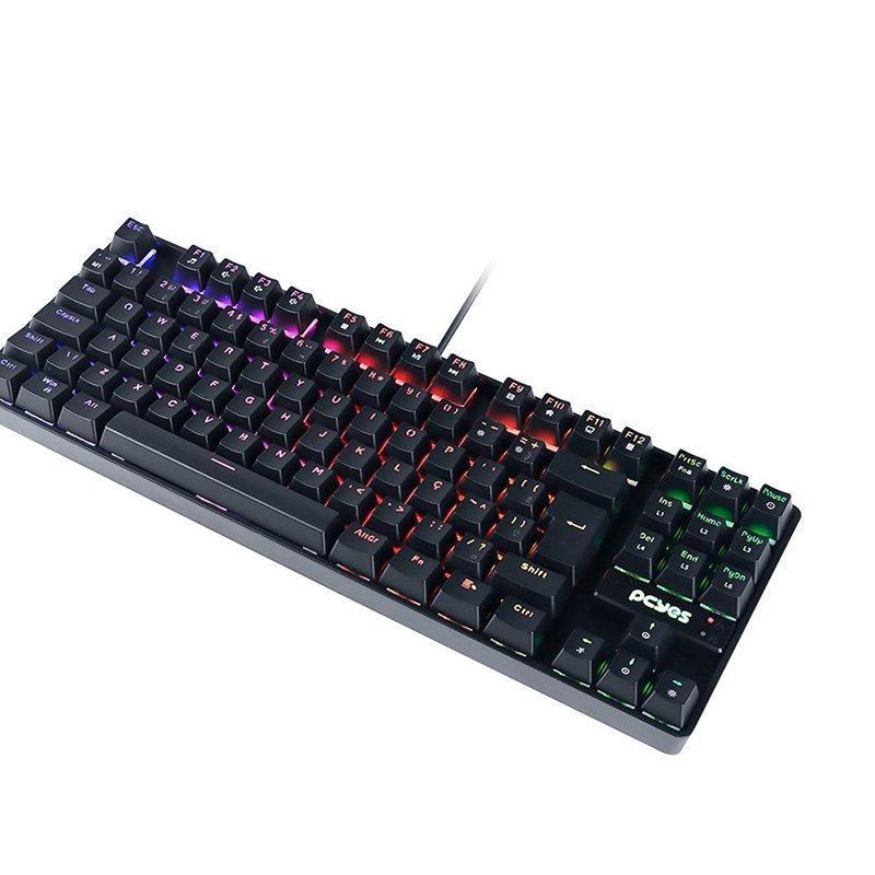 TECLADO MECANICO TKL NERON OUTEMU BROWN HOTSWAP LED RGB PNOHBWRGB ABNT2 (SR) PCYES - 2