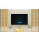 Ver imagem 2 de Home para TV até 90 Polegadas com LED e Espelho e Vidro Reflecta 369,8cm x 217,6cm 100% MDF Luminare