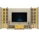 Ver imagem 4 de Home para TV até 90 Polegadas com LED e Espelho e Vidro Reflecta 369,8cm x 217,6cm 100% MDF Luminare