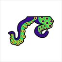 Ver imagem 2 de TAPETE POLVO TENTÁCULOS FORMATO MUITO DIVERTIDO.