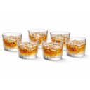 Ver imagem 2 de Jogo 6 Copos Whisky Vidro 300ml Redondo Baixo Drinks Água Suco Bar Mesa