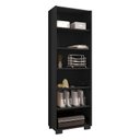 Ver imagem 2 de Livreiro Ambiente Office Preto Trama - Móveis Leão