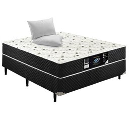 Cama Box Conjugado Viúva SP Móveis Espuma Ortopédica - 42x128x188cm - 2