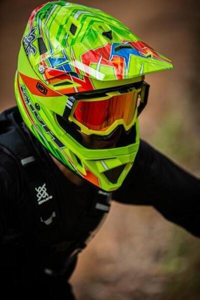 Capacete HUPI DH-3 Amarelo Neon, Cor: AMARELO NEON, Tamanho: GG - 6