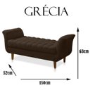 Ver imagem 2 de Recamier Sofá Quarto Namoradeira 2 Lugares Grécia