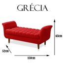 Ver imagem 2 de Recamier Sofá Quarto Namoradeira 2 Lugares Grécia