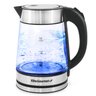 Elite Gourmet Chaleira Elétrica de Vidro sem Fio 1.7l com Led Azul (inox) - 1