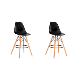 kit com 2 Banqueta Alta Charles Eames Eiffel 133bpp - 1