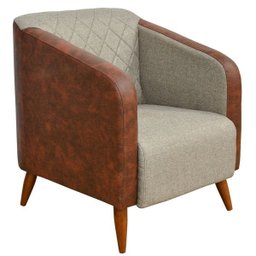 Kit 2 Poltronas Cadeira Decorativa Silmara Luxo Composê para Sala de Estar  Escritório Recepção - 2