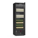 Ver imagem 1 de Visa Cooler Cerveja 250 Litros Porta de Vidro Aquecido Preto/preto Vcce250pv 220v - Refrimate