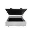 Ver imagem 1 de Base Box Baú Viúva Santo Box Sintético Branco 47x128x188