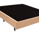 Ver imagem 2 de Base Box Casal Santo Box Sintético Bege 40x138x188