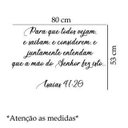 Ver imagem 2 de Adesivo de Parede Frase Versículo Isaias 41:20:80 X 53 Cm