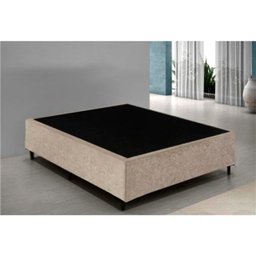 Base Box Viúva Santo Box Suede Bege 40x128x188 - 3 Base Box Viúva Santo Box Suede Bege 40x128x188 - 3