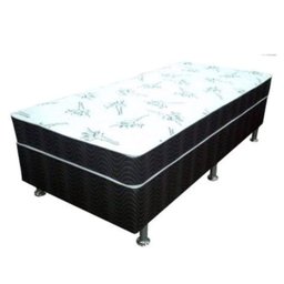 Cama Box Conjugado Solteiro Santo Box Espuma D23 53x88x188 - 2