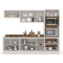 Ver imagem 5 de Cozinha Completa 270cm com Torre Quente Off White Branco Yescasa