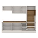 Ver imagem 4 de Cozinha Completa 270cm com Torre Quente Off White Branco Yescasa