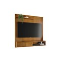 Ver imagem 1 de Painel para Tv Aurora com Bancada Suspensa e Porta Basculante 160,5 Cm Cumaru Liberty Móveis
