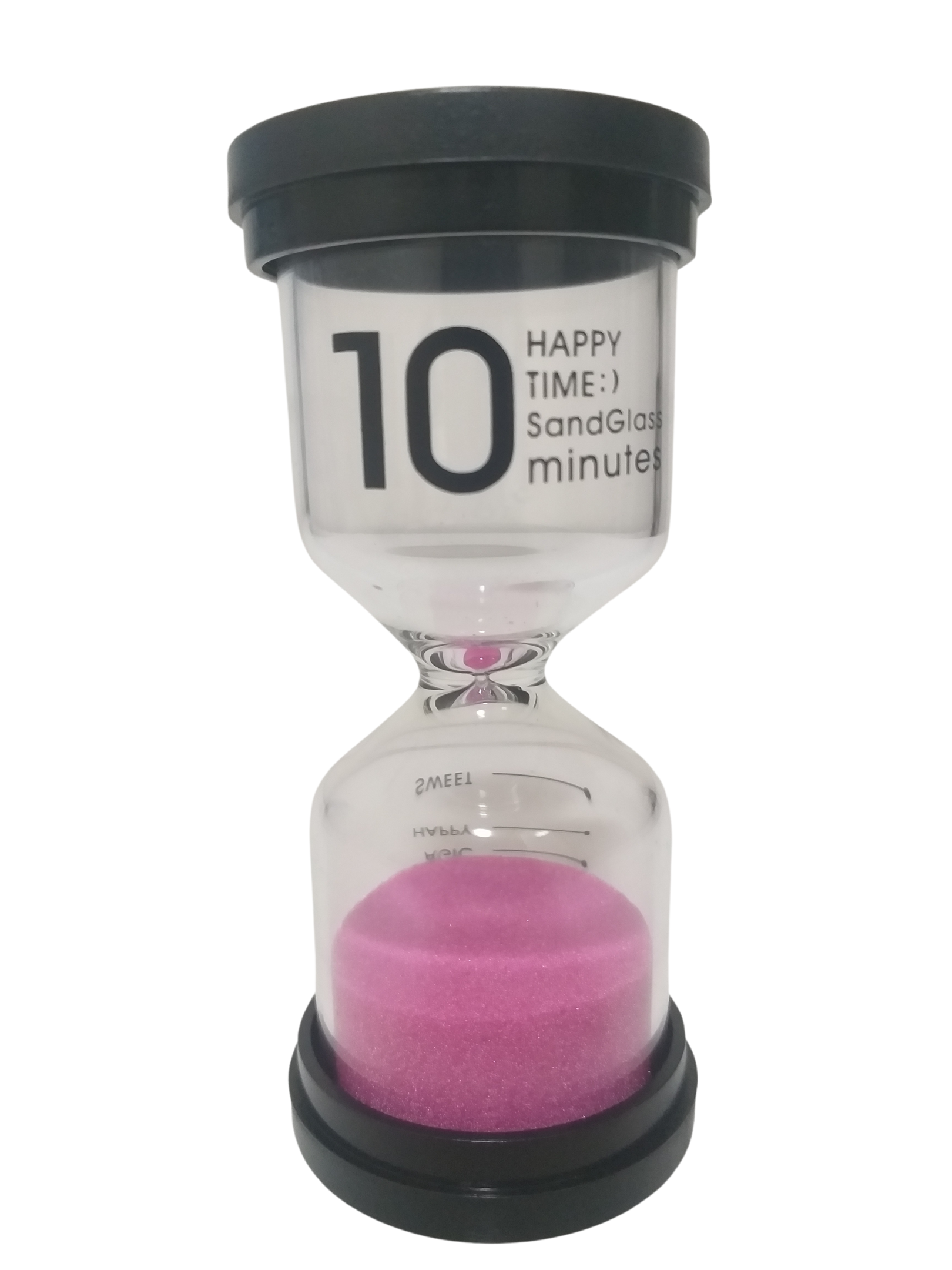 Mini Ampulheta Rosa 10 Minutos - 1