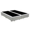Base Box King Bipartido Santo Box Sintético Branco 40x192x203 - 1