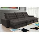 Ver imagem 1 de Sofá Coliseu Super Pillow 3,70m Marrom