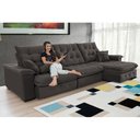 Ver mais imagens de Sofá Coliseu Super Pillow 3,70m Marrom