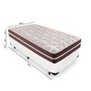 Ver imagem 2 de Cama Box Solteiro + Colchão de Molas - Anjos - Classic Superlastic 88x188x57cm:branco
