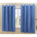 Ver imagem 1 de Cortina Daily Varão 1,5m Blackout PVC 2,20MX1,30m Sala Quarto Azul