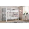 Beliche Perola Branco Vira Duas Camas 100% Mdf - com Colchão - Camas Fenix - 1