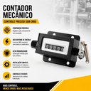 Ver imagem 4 de Contador Manual 5 Digitos Mecanico Industrial Producao Costura Controle Voltas Maquinas