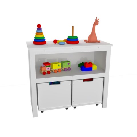 Organizador Infantil com Baús Adonis 100% Mdf (brinquedos)