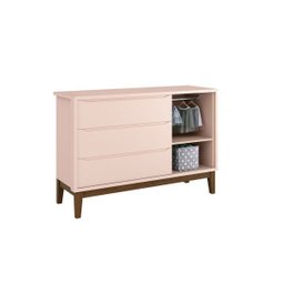 Cômoda Sapateira Classic Rosa Fosco - Reller - 2