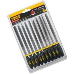 JOGO DE LIMAS SERRALHEIRO 10 PECAS 160MM BLACK JACK - 2