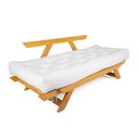 Ver imagem 6 de Sofá Japão Futon Acquablock Madeira Nobre Natural - Branco Off