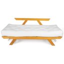 Ver imagem 7 de Sofá Japão Futon Acquablock Madeira Nobre Natural - Branco Off