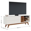 Ver imagem 3 de Rack Bancada Noronha 1.8 Off White Matte Freijó – Colibri