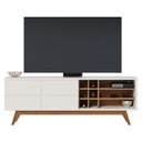 Ver imagem 1 de Rack Bancada Noronha 1.8 Off White Matte Freijó – Colibri