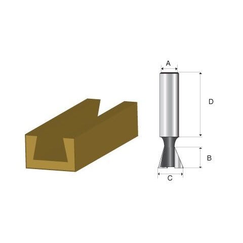 FRESA MAKITA TIPO PRISMA HASTE 1/2 POL