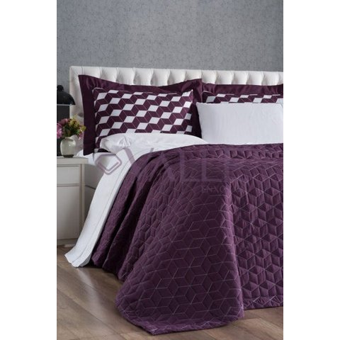 Cobre Leito Essencial Solteiro 2 Peças Valle Uva