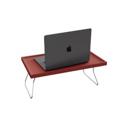 Bandeja Multiuso com Suporte para Notebook Bisart Decor:Laca Vermelho - 1