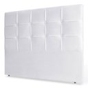 Ver imagem 2 de Cabeceira Estofada Cama Box Casal Fiorella 140cm Corino Branco - Abmaza