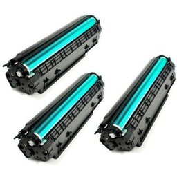 Kit 3 Toners Comp Cb435 Cb436 Ce285 para Uso em P1102w 110 - 2